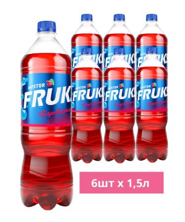 Mr FRUKS Drink gas barbaris 1.5 l x 6 pcs