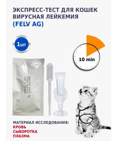 QBQVet Express test viral leukemia (Felv AG) 1pc