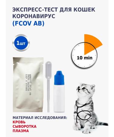 QBQVet Express test coronavirus of cats (FCOV AB) 1pc