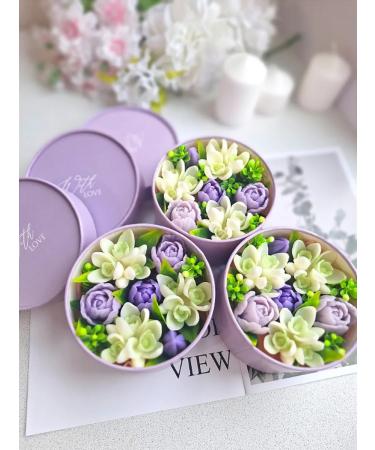BravoBuket Bouquet of tulips and snowdrops from soap to the teacher for the teacher - Buy Online on GoSupps.com