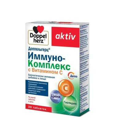 Doppelherz Immino -complex with vitamin C 30 tablets - 1 - Buy Online on GoSupps.com