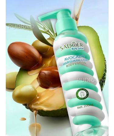 sadoer Cream for body lotion perfumed with avocado