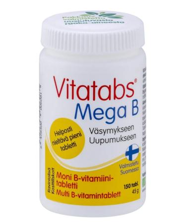 SUOMI Vitatabs Mega in B vitamins B 150 pcs