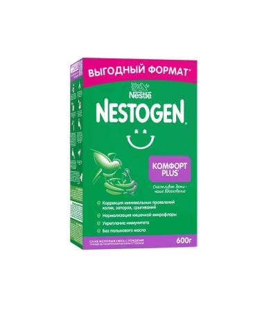 NESTOGEN Comfort Plus1 Dairy mixture 0+ with bifidobacteria 600g