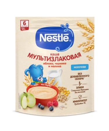 Nestle Porridge multi-haired apple-black man from 6 months 200 g