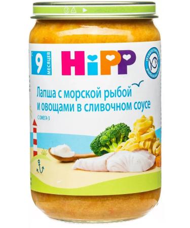 Hipp Lapsha with sea fish and vegetables in a slope sauce of 6pcs x 190g - Buy Online on GoSupps.com