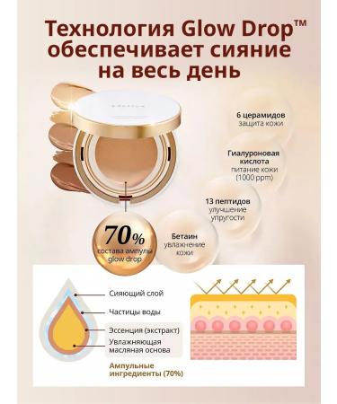 Atomy Smooth block Adelica Collagen Kushon No. 04 - Buy Online on GoSupps.com