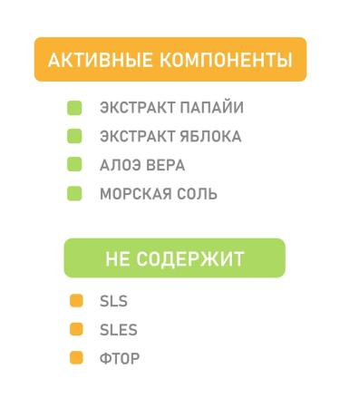 Equona Children's toothpaste Bio-Yobloko and Papaya 50ml - Buy Online on GoSupps.com