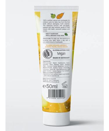 Equona Children's toothpaste Bio-Yobloko and Papaya 50ml - Buy Online on GoSupps.com