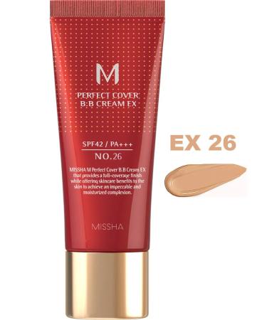MISSHA BB face cream tone 26 Perfect Cover ex 20 ml