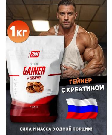 2SN Gainer for a quick set of mass Mass Gainer 1 kg cookies