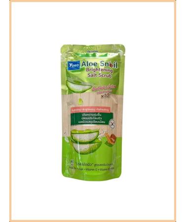 Yoko Salt scrub for the body of aloe vera and mucin snail