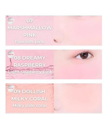 ABOUT TONE Puff blush-dairy-coral 09 Dollish Milky Coral - Buy Online on GoSupps.com