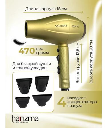 Charisma SPLENDID hair dryer "Cold lemonade" - Buy Online on GoSupps.com