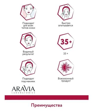 ARAVIA Professional Facial cream on wrinkles strengthening with peptides 50 ml - Buy Online on GoSupps.com