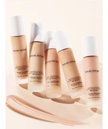 Nature Republic NR One Day Lasting Foundation Warm Beige Y23 SPF 30 PA ++ - Buy Online on GoSupps.com
