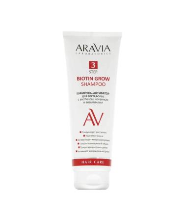 ARAVIA Professional Shampoo-Activator for hair growth with biotin 250 ml