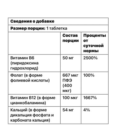Mason Natural Heart Formula B6 B12 Folic Acid Tablets - Buy Online on GoSupps.com