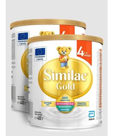 Similac Children's milk Gold 4 from 18+ month 2 pcs 400 gr.