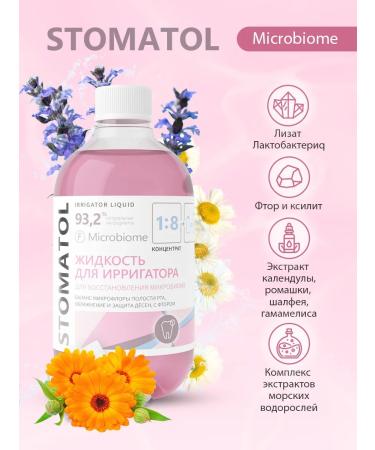 Stomatol Microbiome irrigator + calcium 2 pcs * 500 ml - Buy Online on GoSupps.com
