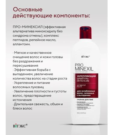 Vitex Hair dropping shampoo Pro minxil - Buy Online on GoSupps.com