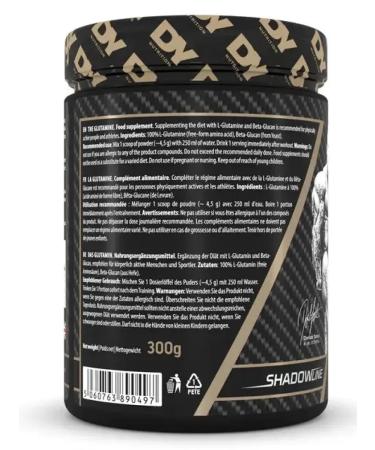 Dorian Yates Nutrition Glutamine glutamine in powder amino acid without taste 300g - Buy Online on GoSupps.com