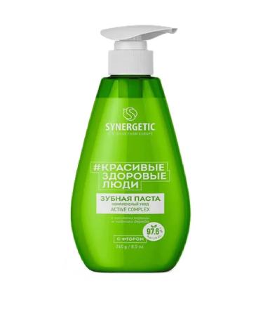 SYNERGETIC Toothpaste complex care and remineralization 240g 3UP - Buy Online on GoSupps.com