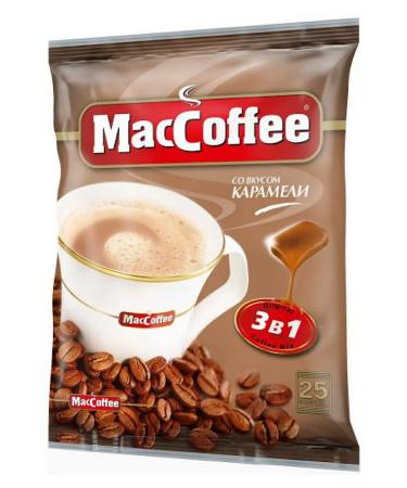 MacCoffee Maccof with the taste of caramel (two packs of 25pcs) 50pcs - Buy Online on GoSupps.com