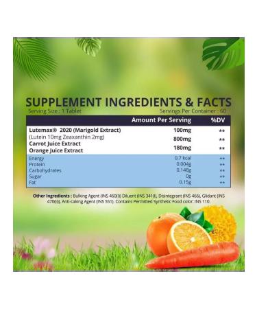 Himalayan Organics Plant Based Eye Care 60Tab - Buy Online on GoSupps.com