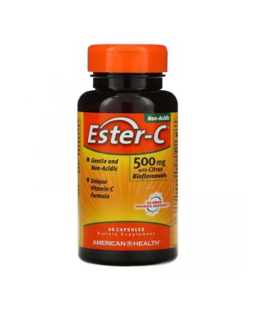 American Health Vitamin C 500 mg Ester - C 60 capsules