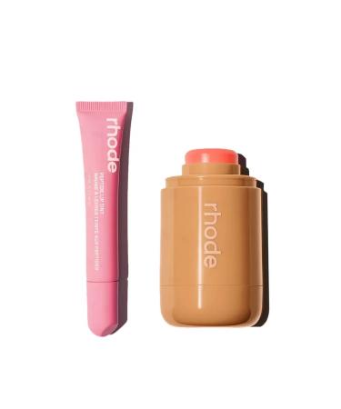 Rhode Set of lip gloss Ribbon and face blossom for Spicy Marg