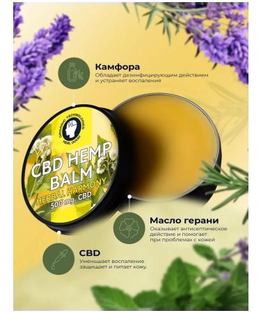 HealGood A hemp cream-balm with 500 mg. CBD 50 ml. Harmony of herbs - Buy Online on GoSupps.com