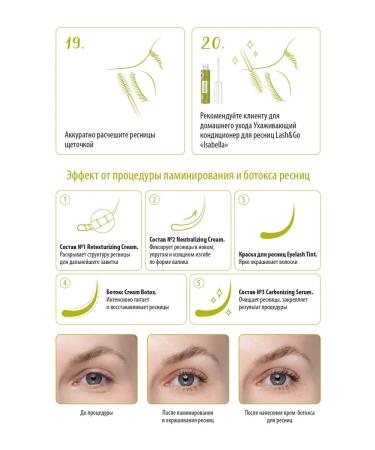 Lash&Go Set for laminating eyelashes Step 1 2 3 - Buy Online on GoSupps.com
