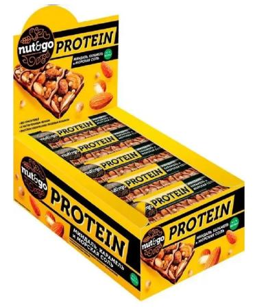 KDV Batonchik "Nut Go Protein" almonds 40 g. 18 pcs