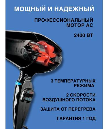 BaByliss PRO Professional hair hair dryer Caruso Bab6520re - Buy Online on GoSupps.com