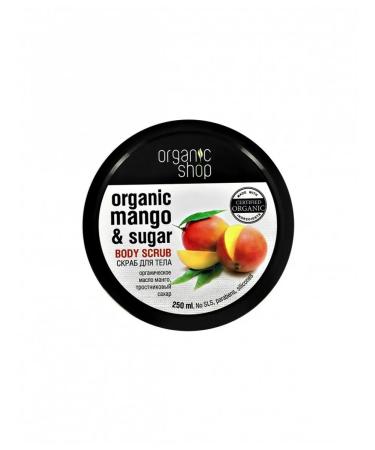 Organic shop Body Scrub Kenyan Mango 250 ml