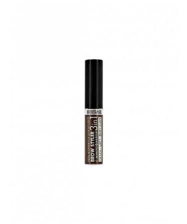 LUXVISAGE Brow Styler 3 in 1 eyebrow gel corrector with microfiber