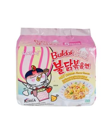 samyang Hot Chicken noodles Acute chicken and carbonar cream 3 units - Buy Online on GoSupps.com