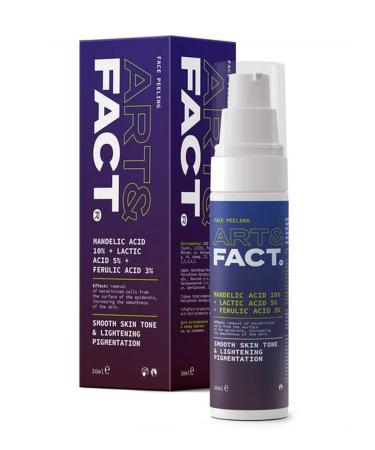 ART&FACT Smooth Skin Tone & Lightening Pigmentation Face Peeling 30 ml - Buy Online on GoSupps.com