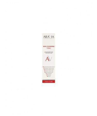 ARAVIA Laboratories facial tonic cleansing with AHA acids 250 ml - Buy Online on GoSupps.com