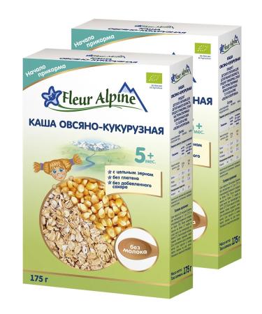 Fleur Alpine Silent nursery nursery oatmeal 5 months 2 pcs 175g