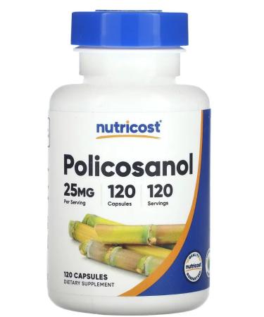 Nutricost Polycosanol 25 mg 120 capsules - Buy Online on GoSupps.com