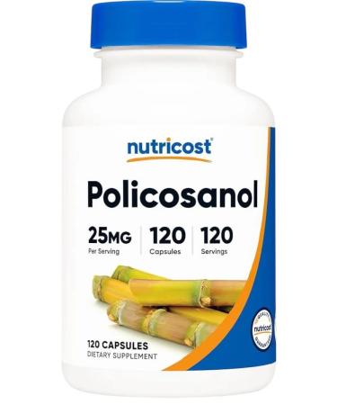 Nutricost Polycosanol 25 mg 120 capsules - Buy Online on GoSupps.com