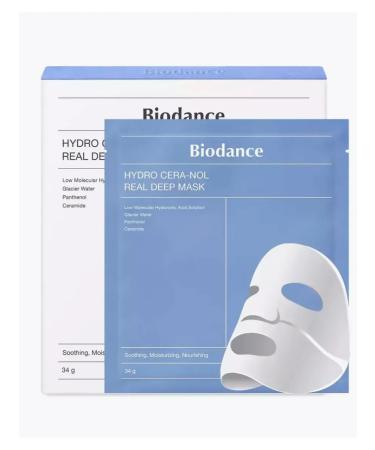 BIODANCE Cera-Nol hydrogel mask with 4pcs - Buy Online on GoSupps.com