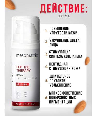 Mesomatrix Professional Facial cream anti -aging and serum with peptides set - Buy Online on GoSupps.com