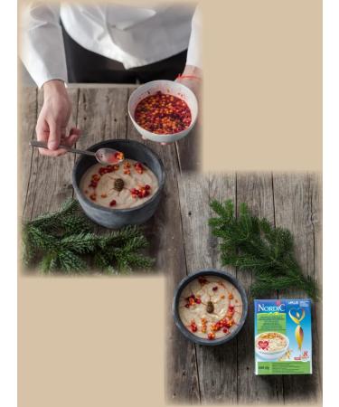 Nordic Oatmeal flakes with oat bran 500 gr. 2 packs - Buy Online on GoSupps.com