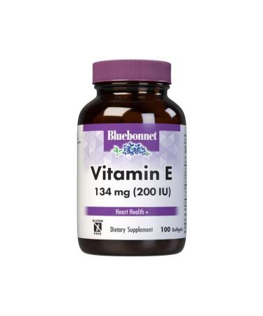 Bluebonnet Nutrition Vitamin E 134 Mg (200 IU) vitamin E 100 capsules
