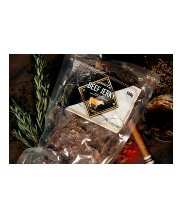 Sharp dried meat Marble Beef Jerky from beef 100 g