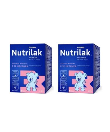 Nutrilak Milk mix 12+ month Premium 3 dry 600 g 2 pieces