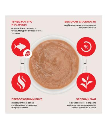 Inaba Tunes and oysters 14g * 4pcs treats for cats - Buy Online on GoSupps.com